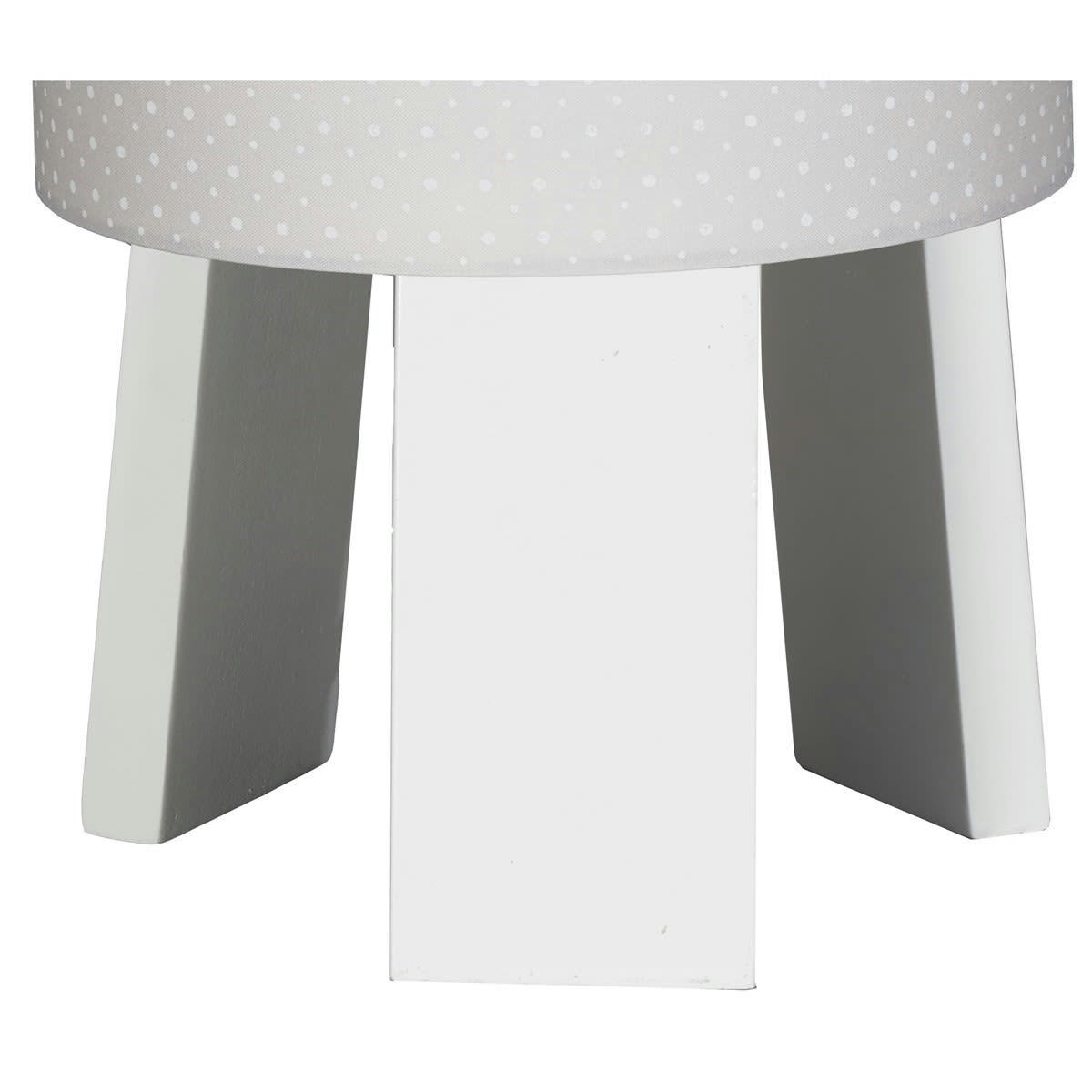 TIMOUKI - Lampe De Chevet Avec Pied en coton beige