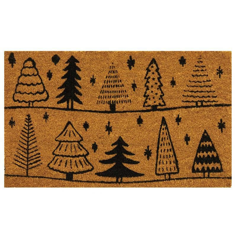 - Paillasson Sapins en coco 45 x 75 cm