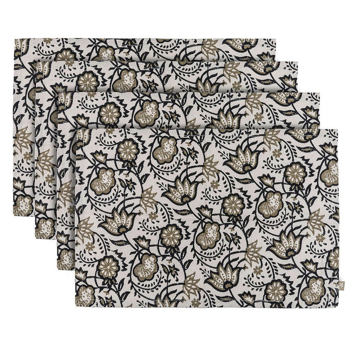 CARMA - Sets de table (x4) coton  35x45 taupe