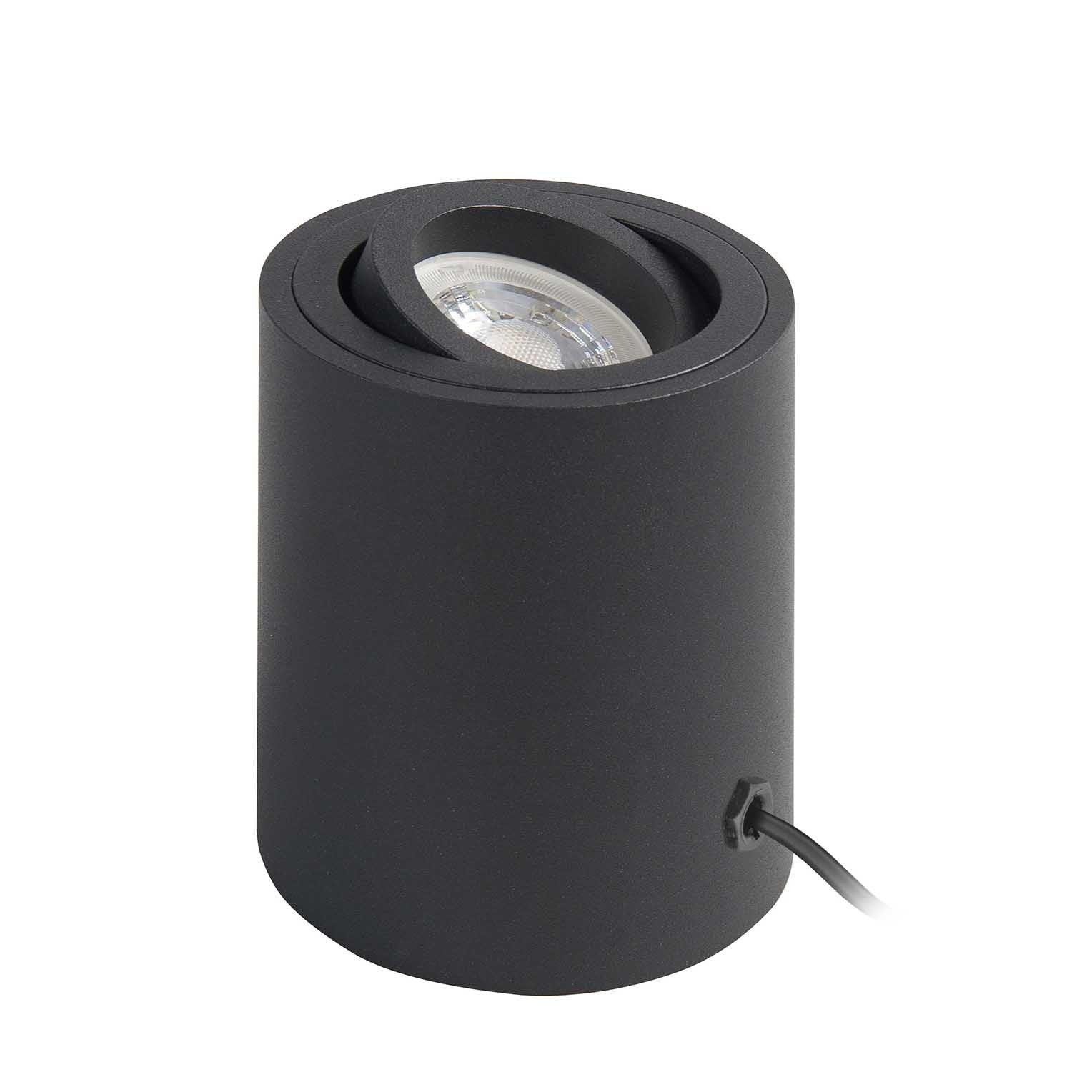 Highlight tafellamp Rebel - 1 lichts - 8 x 9.5  cm - zwart