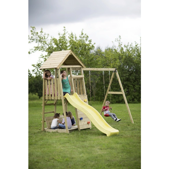 Kletterspielturm »Pinguin«, BxHxT: 340 x 270 x 280 cm, natur