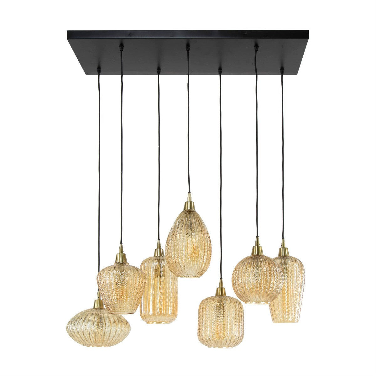 Fraaai - Holly hanglamp 7L patroon mix