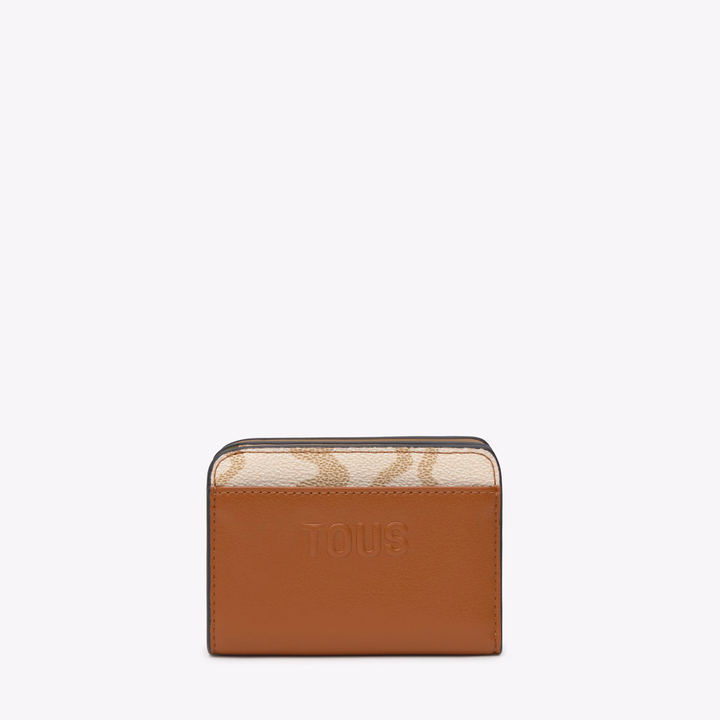 Billetera mediana camel Kaos Icon