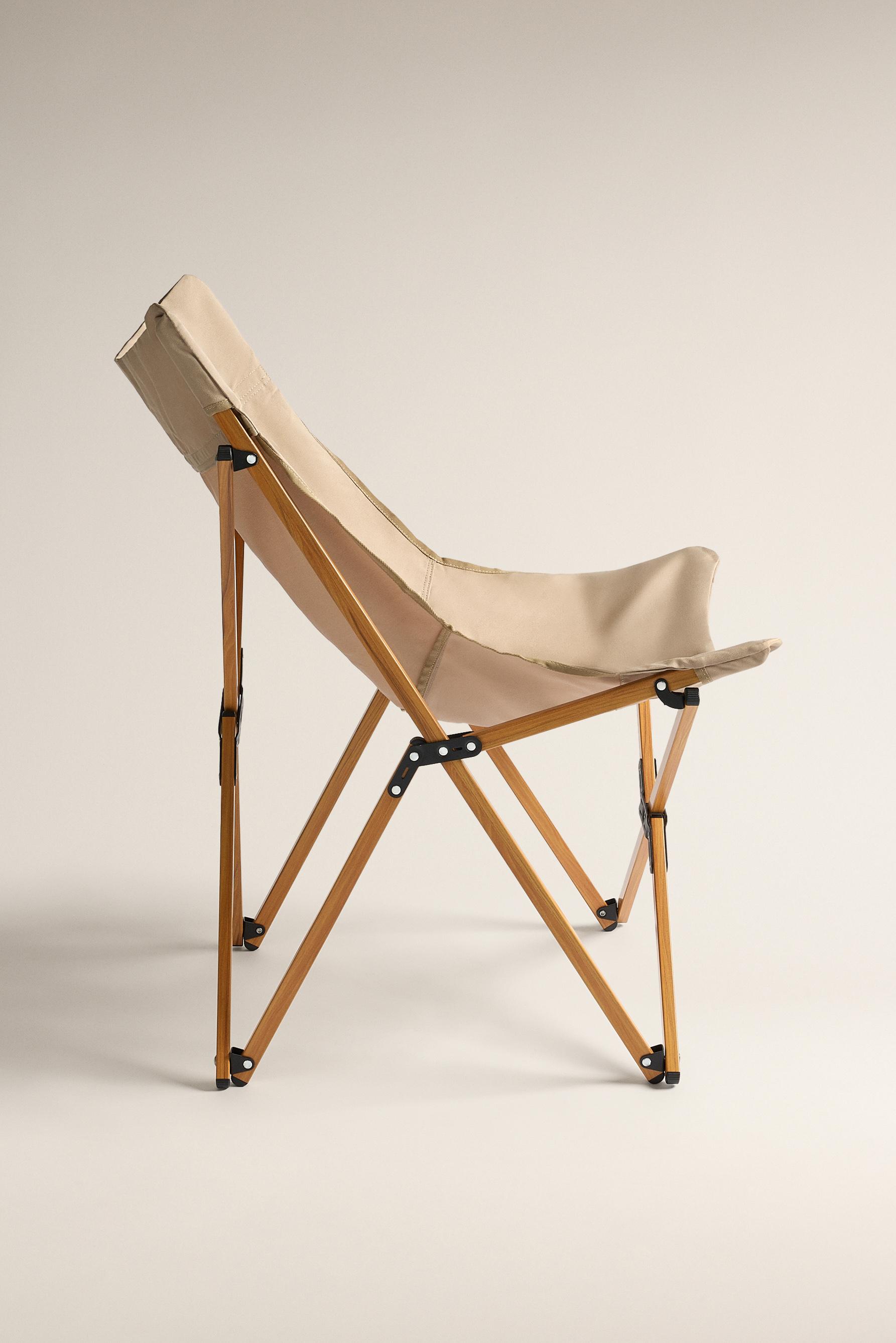Silla camping estructura plegable