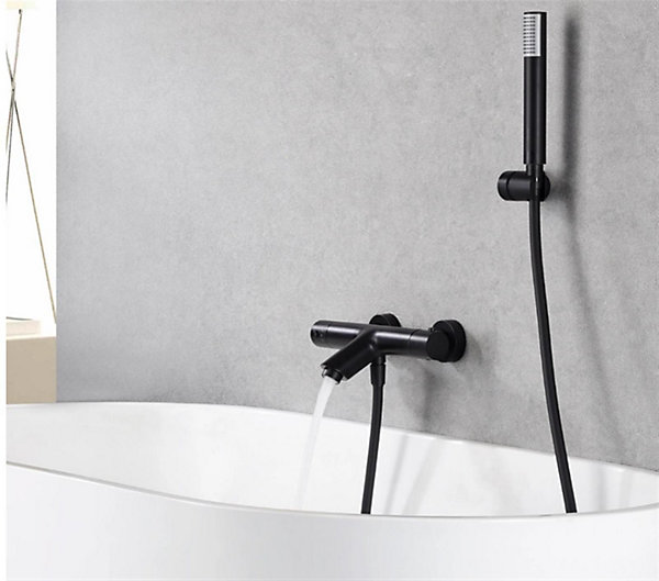 Mitigeur thermostatique de bain et douche MONZA - Or rose brossé