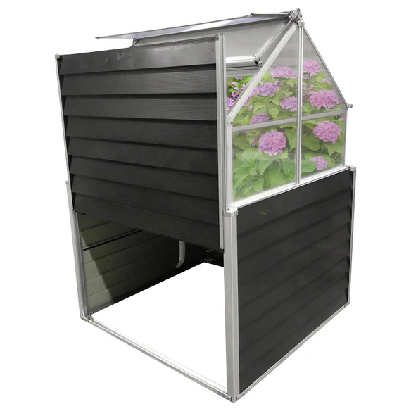 Hochbeet, BxHxL: 120 x 169 x 120 cm, galvanisierter Stahl
