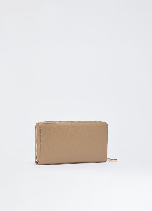 Portafoglio grande con zip