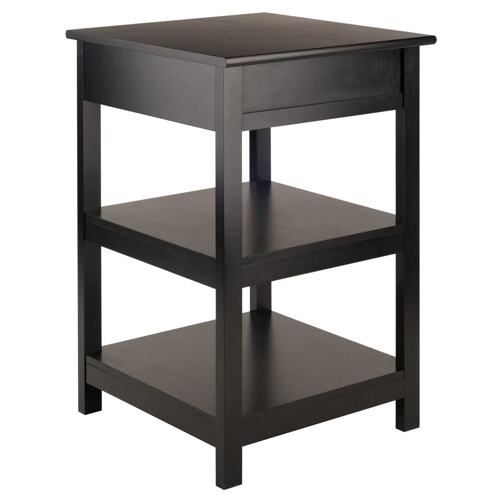 Porch & Den Bertha Black Printer Stand