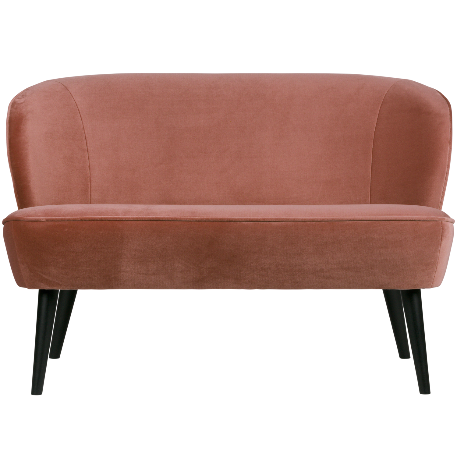 WOOOD bankje Sara - Polyester - Oud Roze - 73x110x72