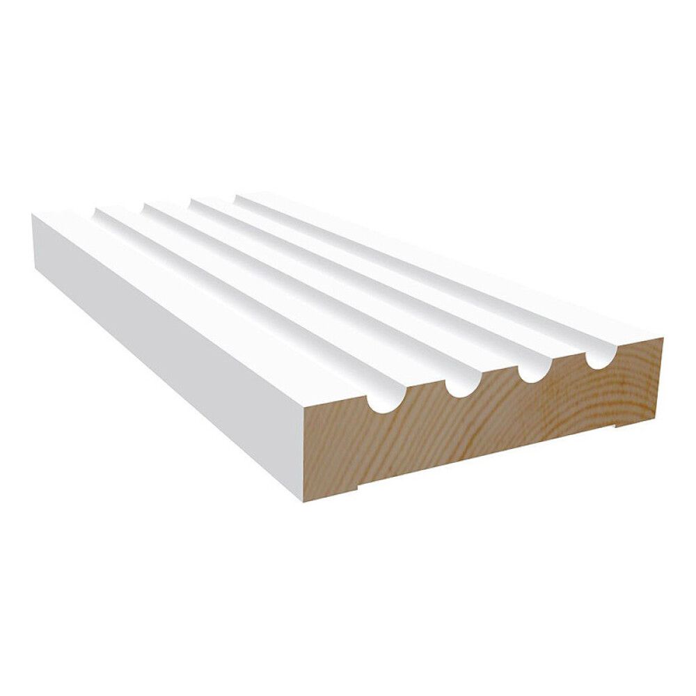 KARMLIST MOELVEN 15X70X4400MM M54 HVIT