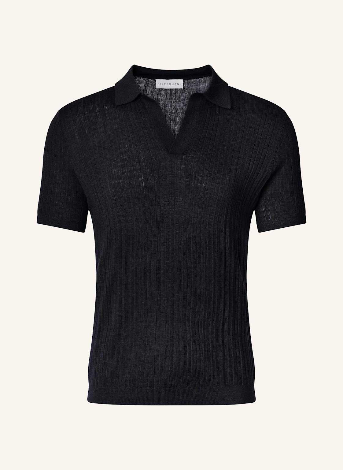 KIEFERMANN Strick-Poloshirt BORTISO aus Merino
