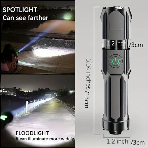 NNETM RangerPro 1000m Telescopic Zoomable Spotlight