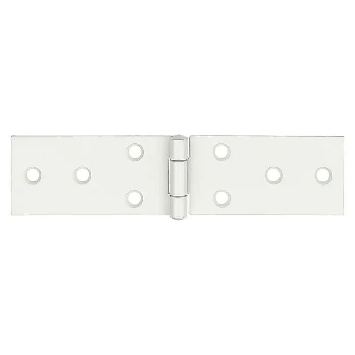 HENGSEL VORMANN STÅL 140X34MM HVIT