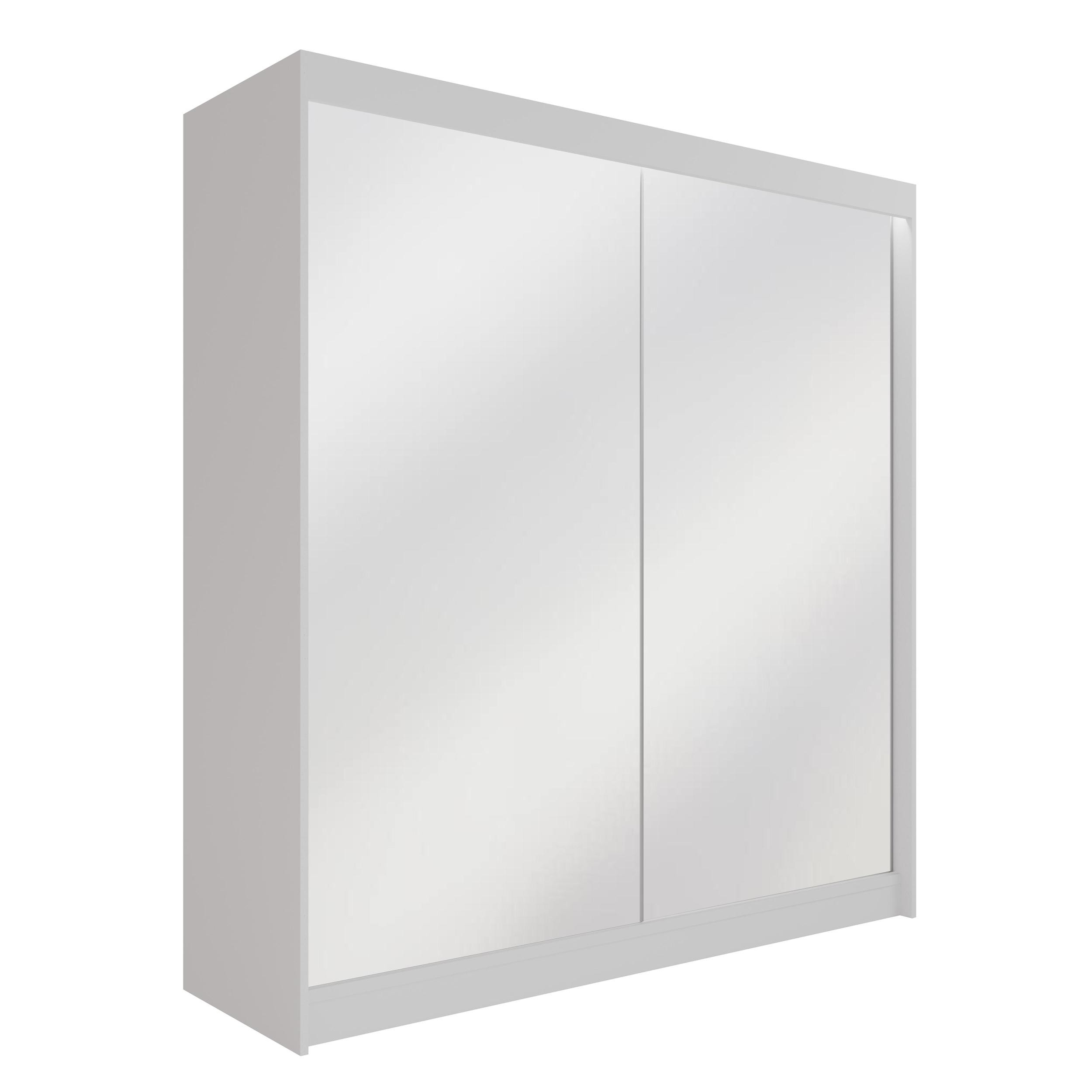 Szafa z drzwiami przesuwnymi i LED AMOHA 200 x 215 cm