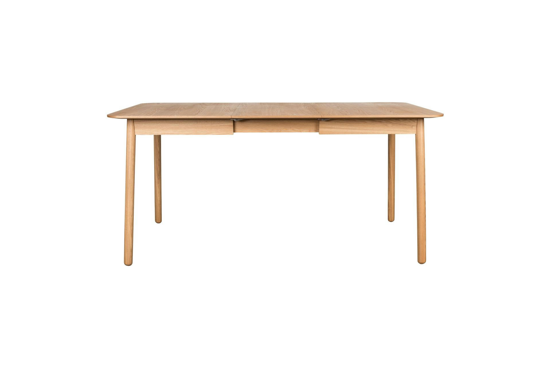 GLIMPS - Table extensible 120/162x80cm en bois beige