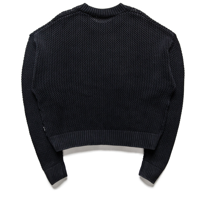 Represent Open Gauge Knit Sweater - Jet Black