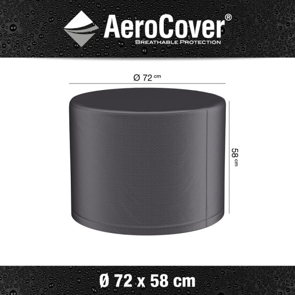 Pokrowiec ogrodowy na stolik 9146 Ø72x58 AeroCover szary