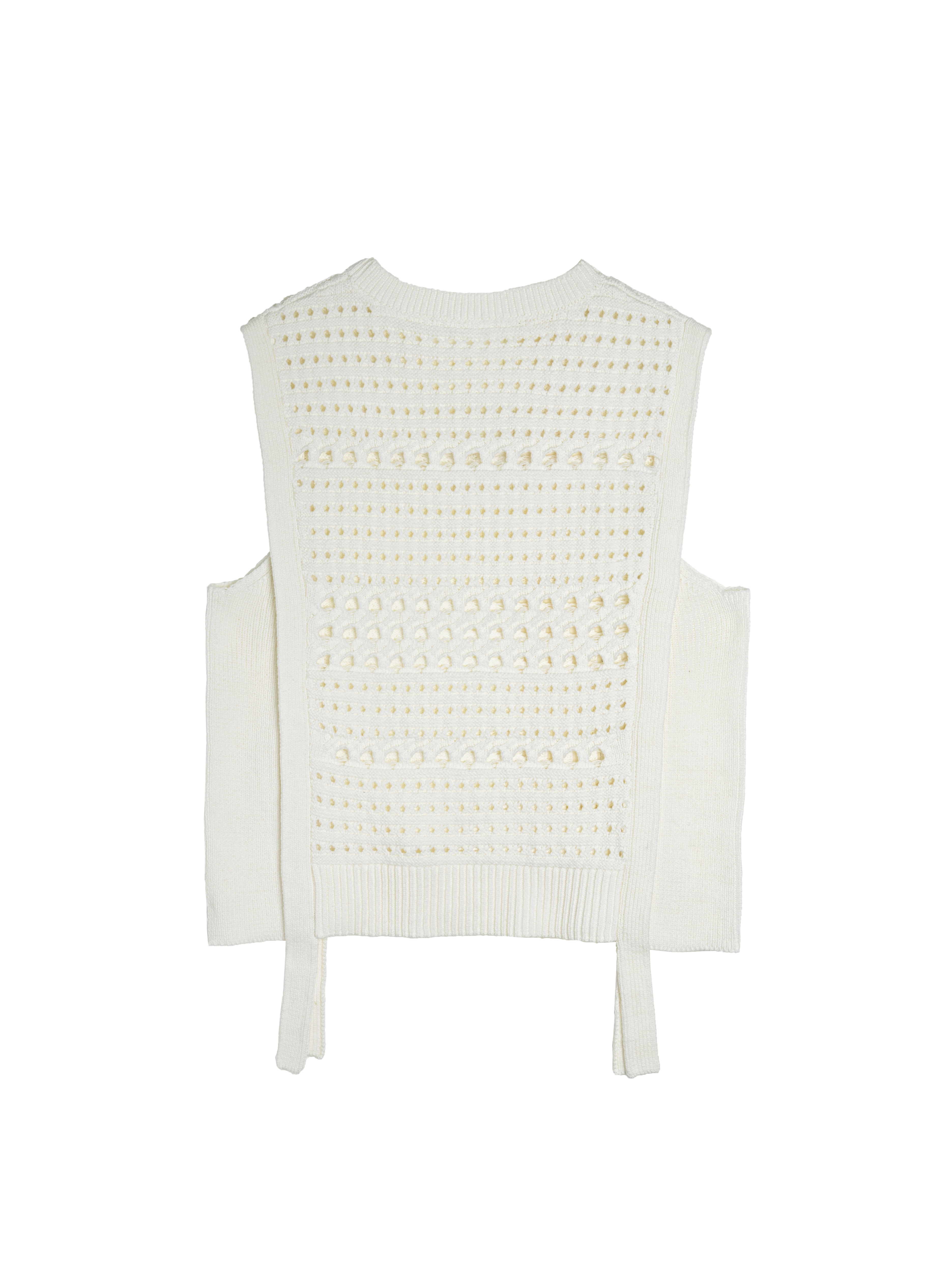 Eyelet Knit Vest - 25WDT298X