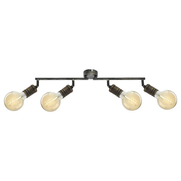 Spot listwa złoto antyczne Fidel 4xE27x40W wym:13x74x13cm IP20 Rabalux