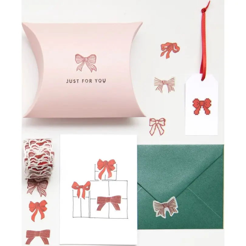 Sticker 200er-Set Bows