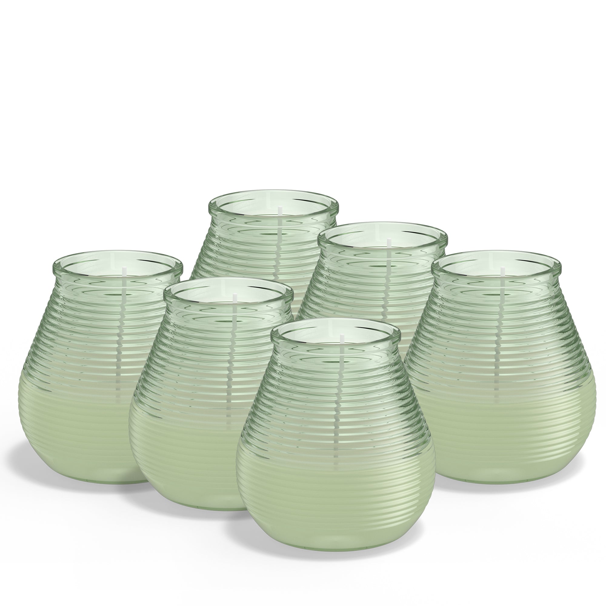 Bolsius buitenkaars True Citronella - 6 stuks - groen