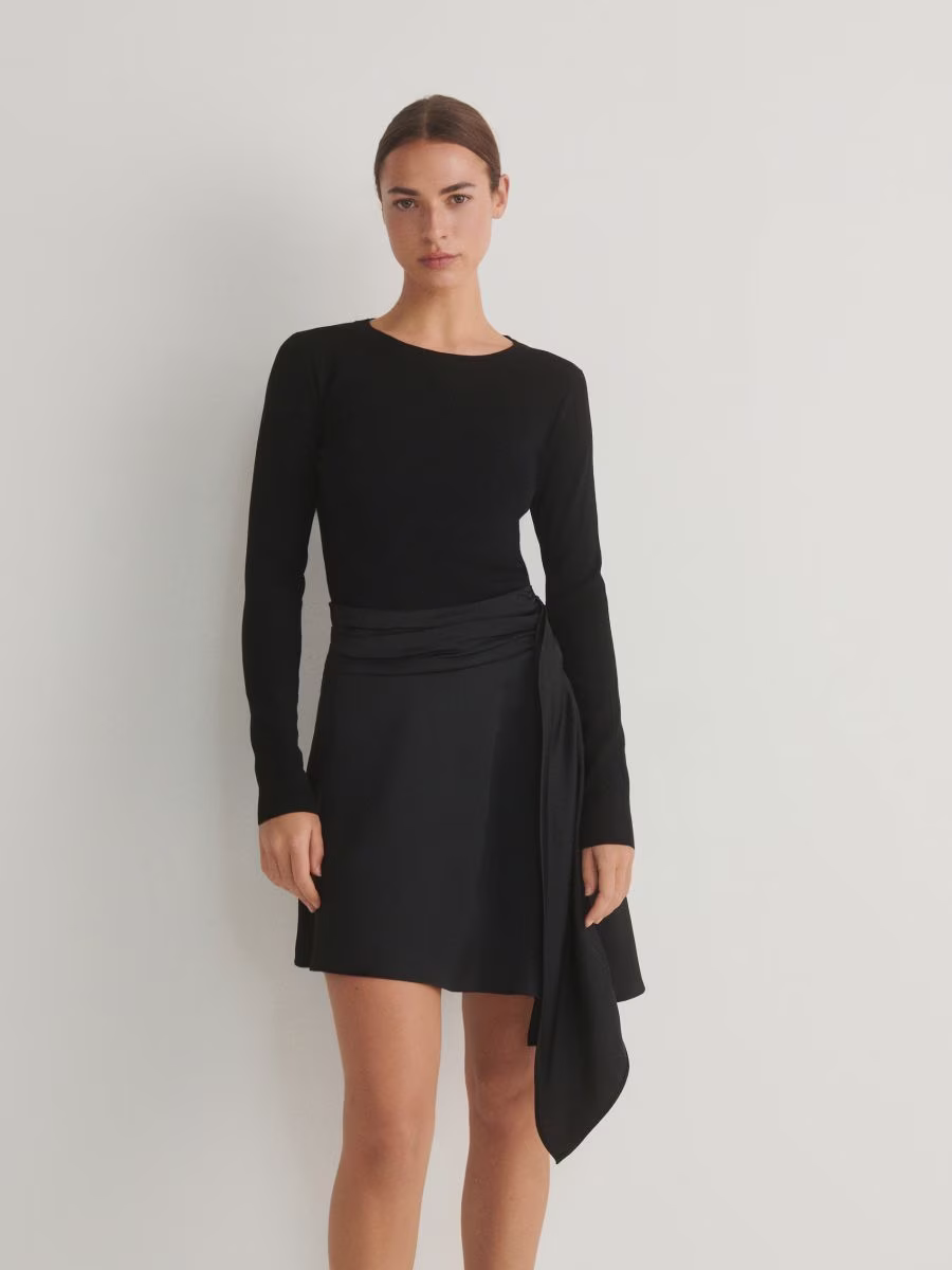 Asymmetric Hem Skirt