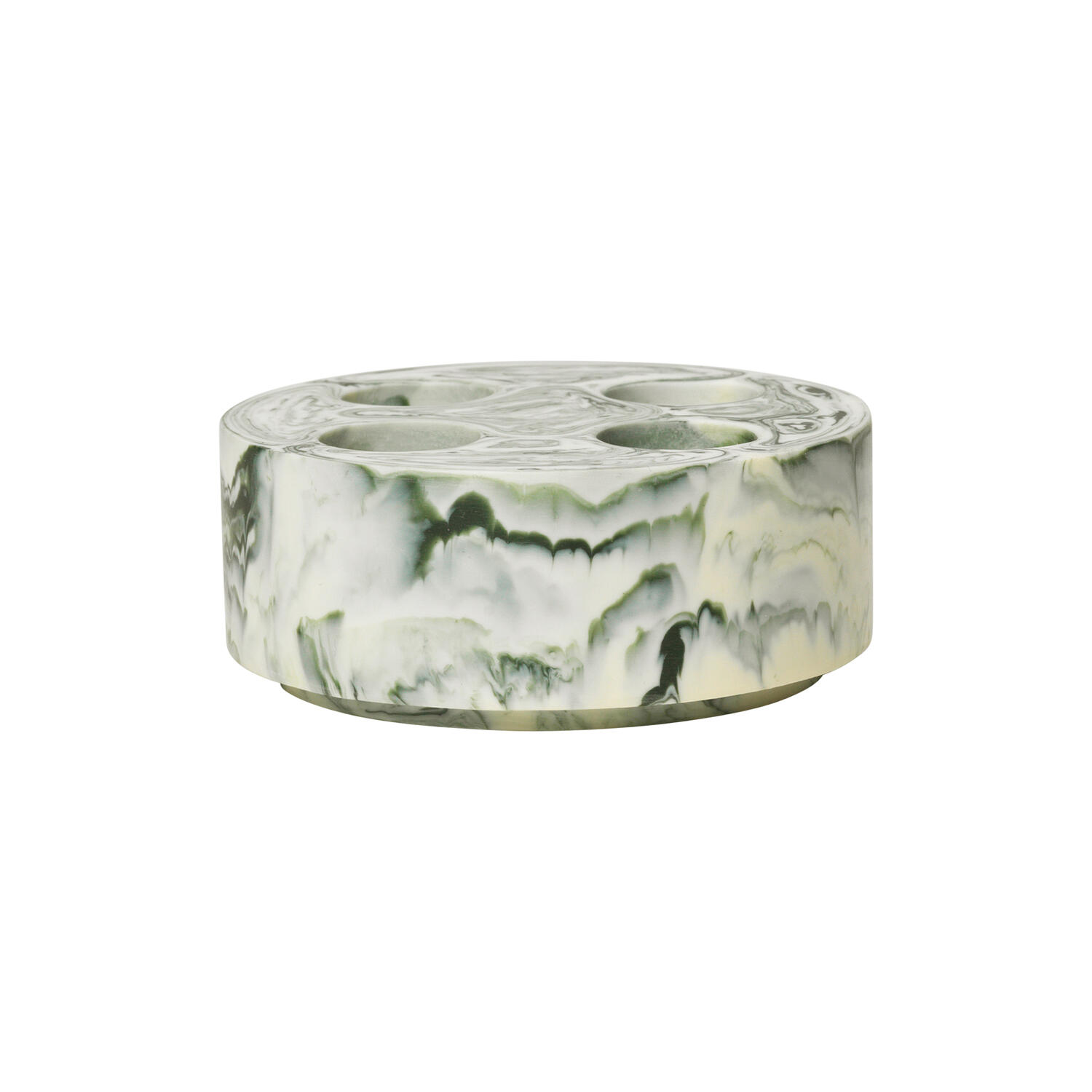 Mist Toothbrush Holder Multi, emerald off-white