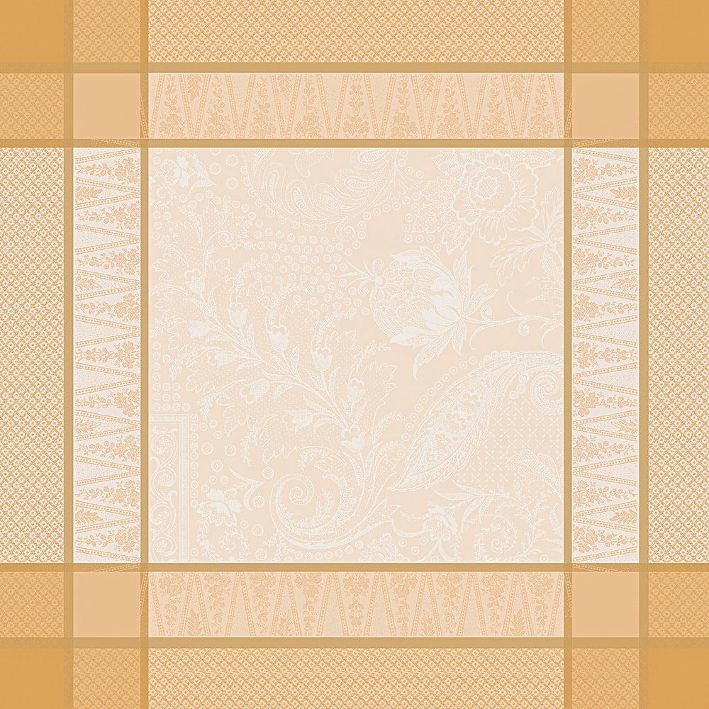 PERSINA OR - Serviette  coton & autres fibres or 54X54