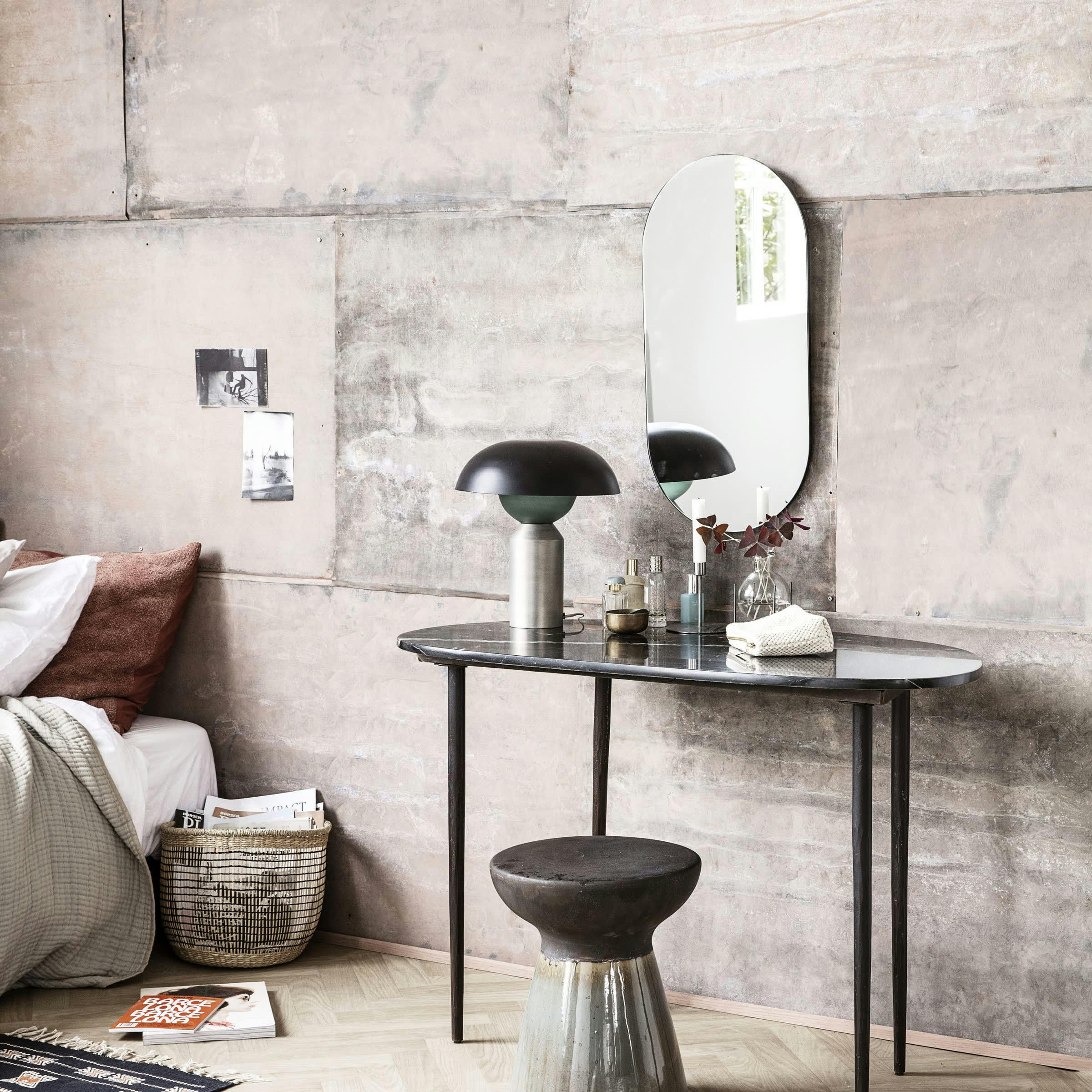 WALLS - Miroir ovale 35x70