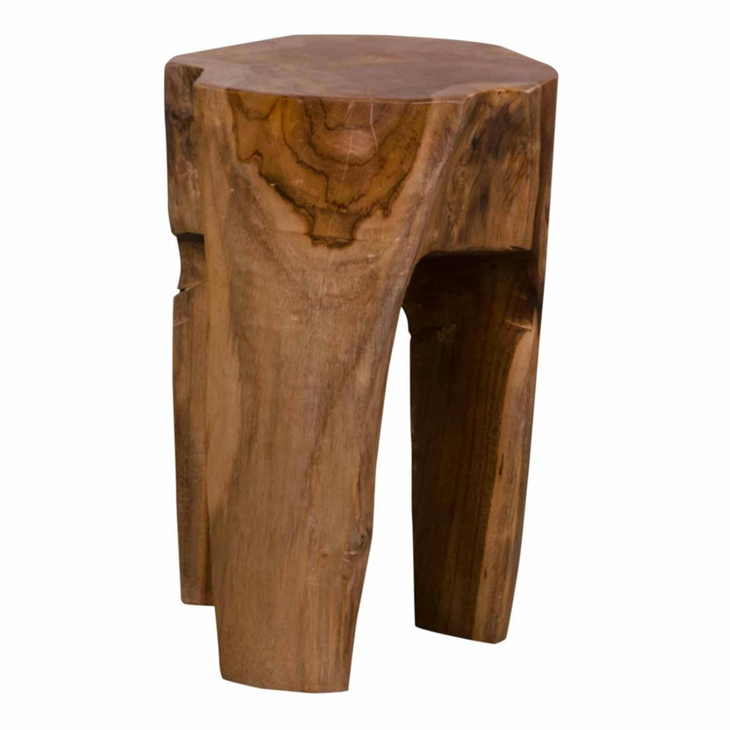 - Tabouret en teck ROSE 40 cm
