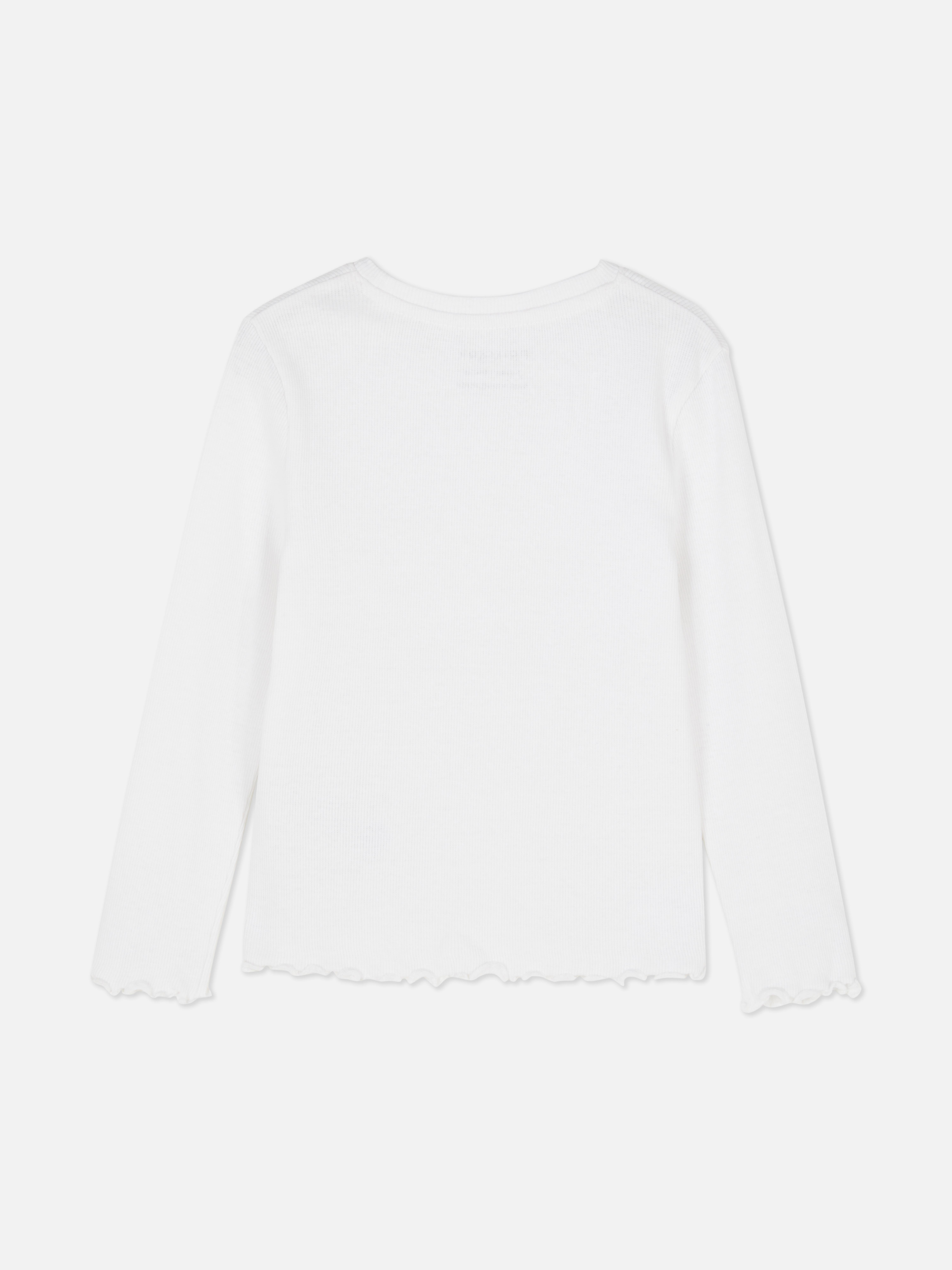 1.5-8yrs | Ribbed Long-Sleeve T-Shirt