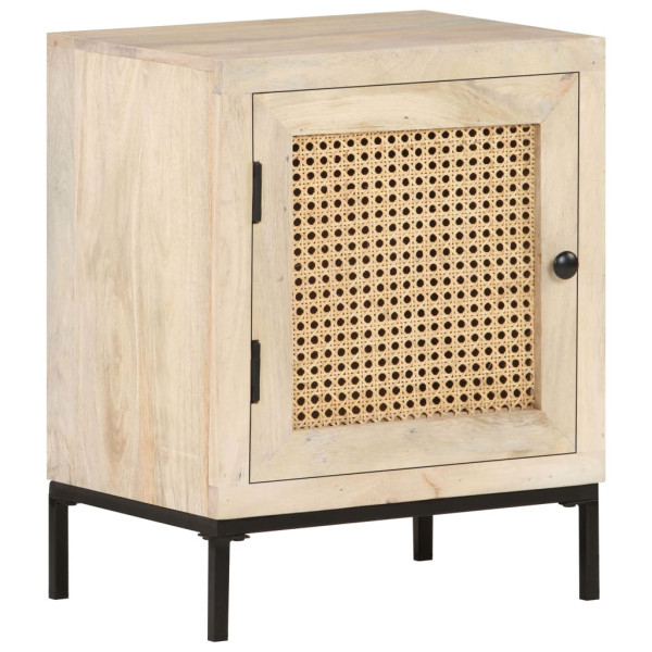Szafka Nocna Drewniana Komoda Stolik Nocny Do Sypialni 40x30x50 cm