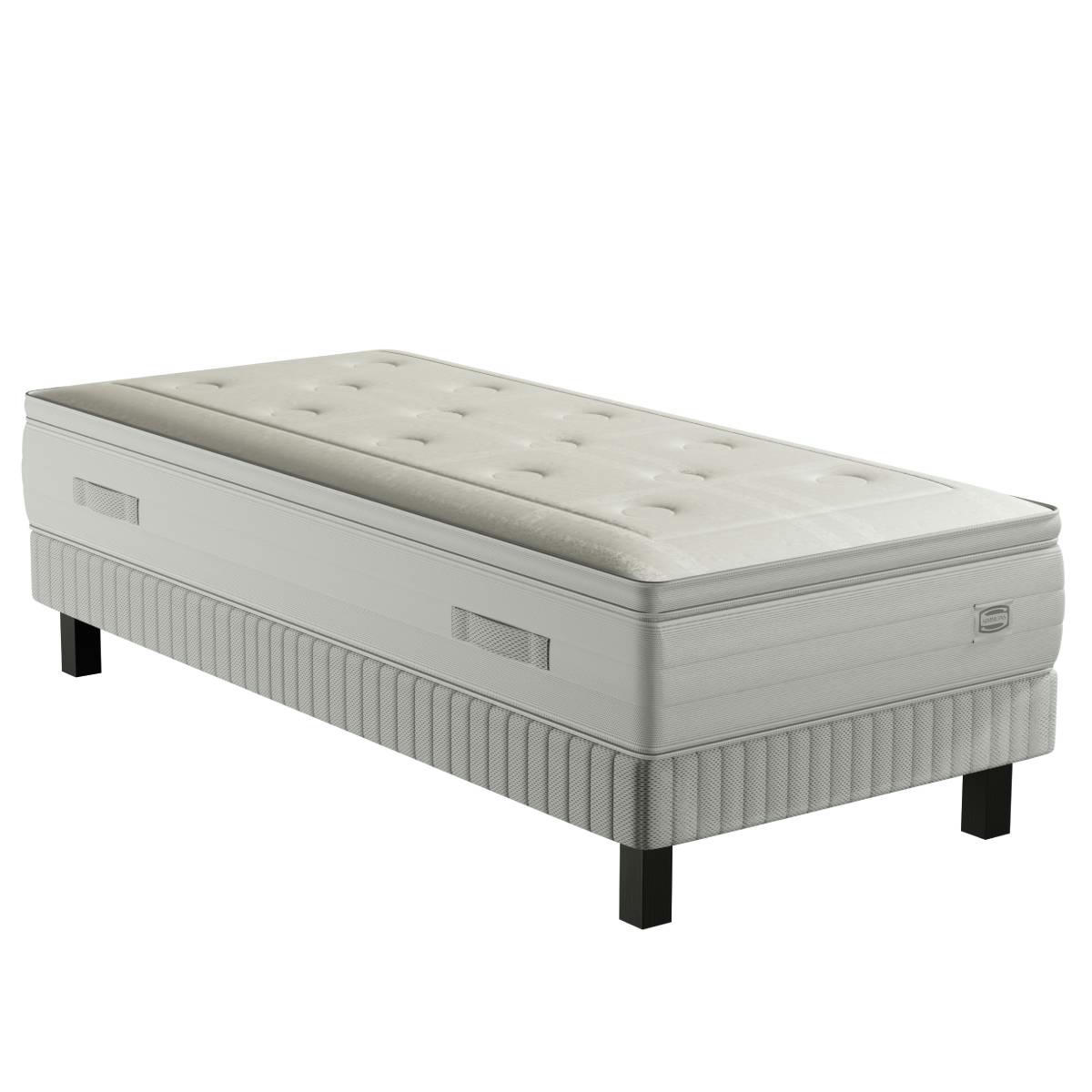 REFLEXION - Ens REFLEXION 90x200 matelas H33 ressort ensachés, ferme, sommier