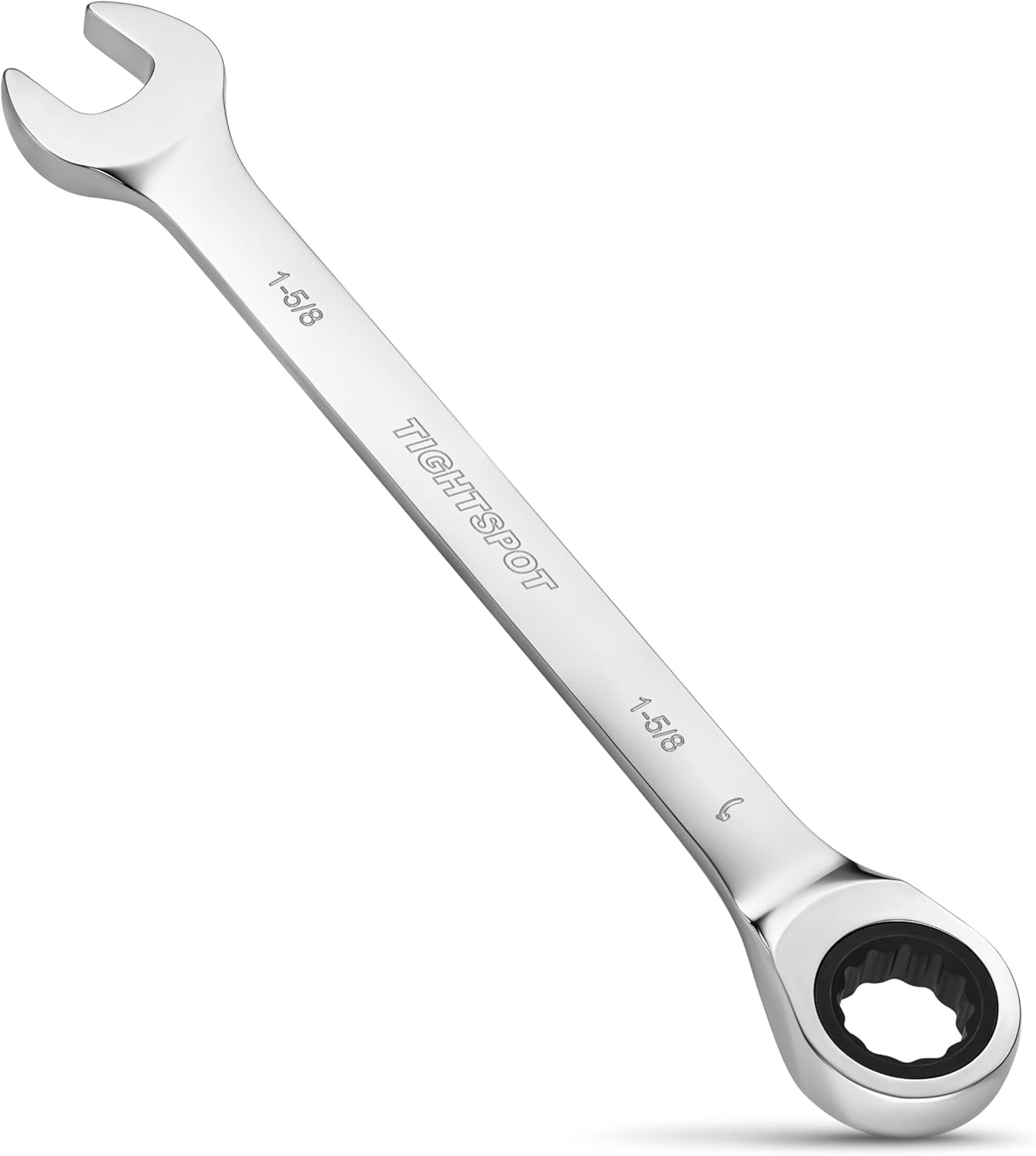 TIGHTSPOT 1-5/8 Inch Ratchet Combination Wrench with Precision Movement and Hardened, Polished Steel for Projects with SAE Tight Spaces
