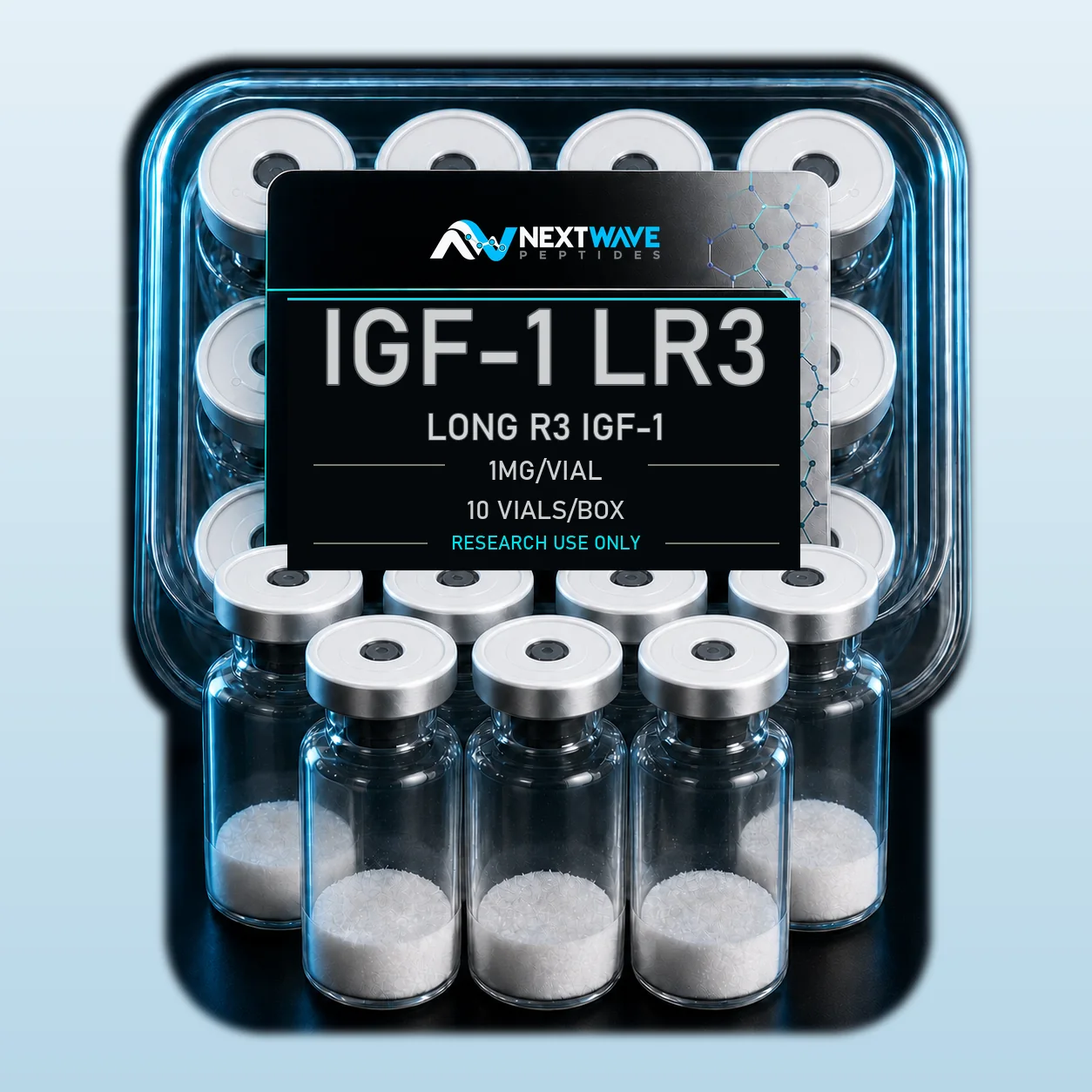 Long R3 Insulin-Like Growth Factor-1 (IGF-1 LR3) - 1mg, 10 Vials | NextWave Peptides