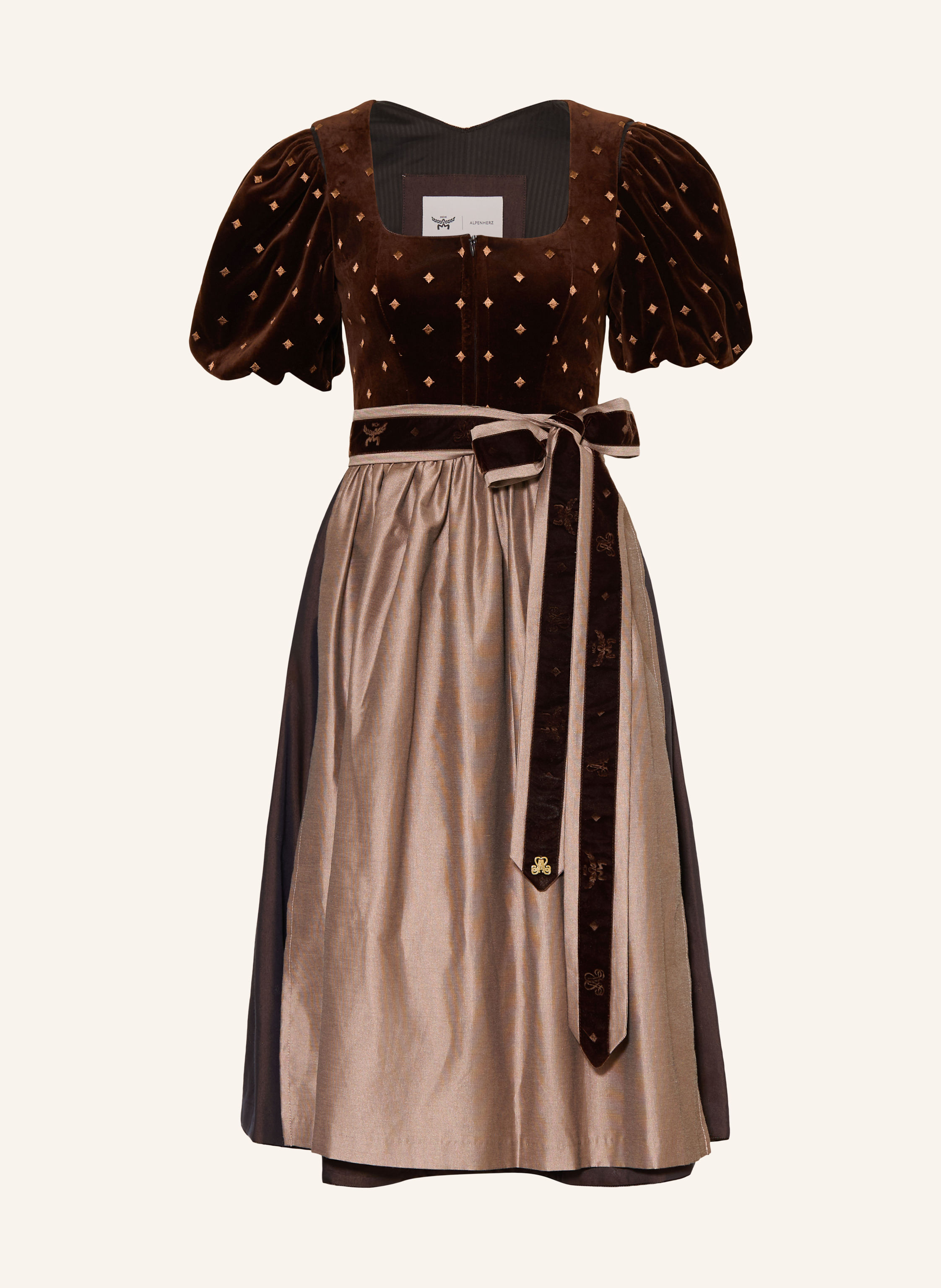 AlpenHERZ Dirndl mit abnehmbaren Ärmeln