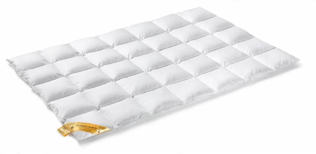Astro 90 Dekbed   240 x 220 cm   Wit   Katoen   Dons