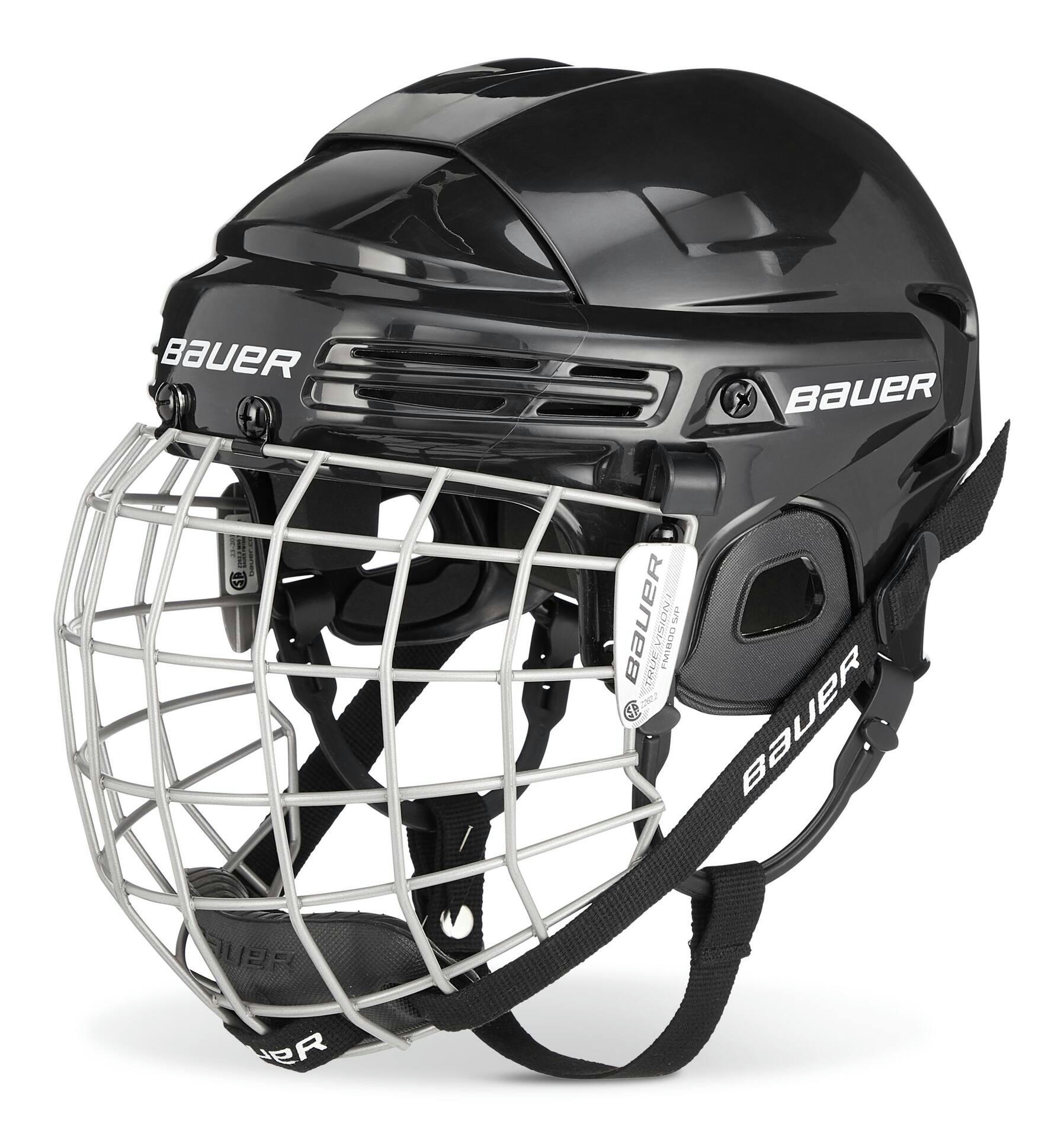 Bauer 2100 Senior Hockey Helmet & Cage Combo, Black