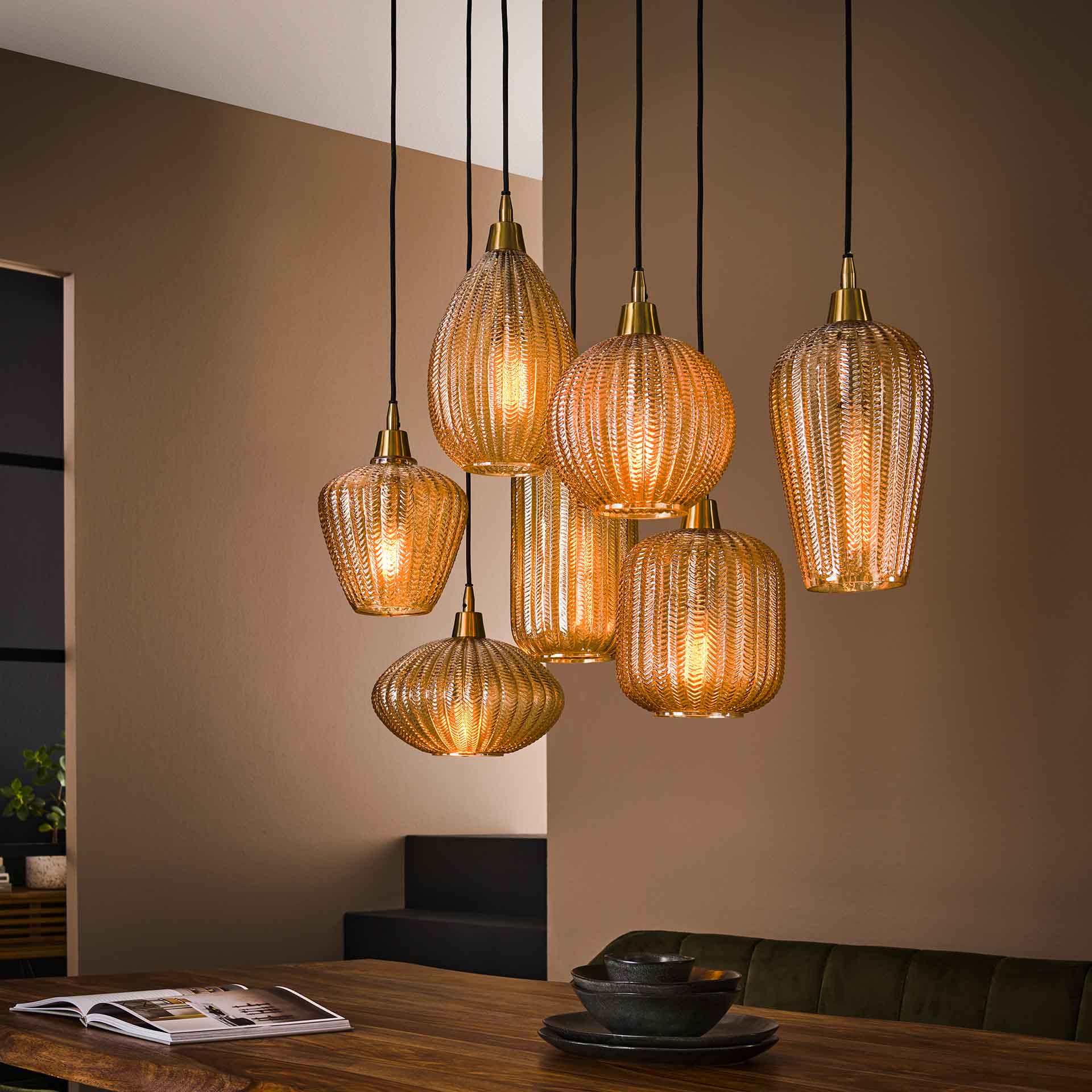 by fonQ Amina Hanglamp - Amber
