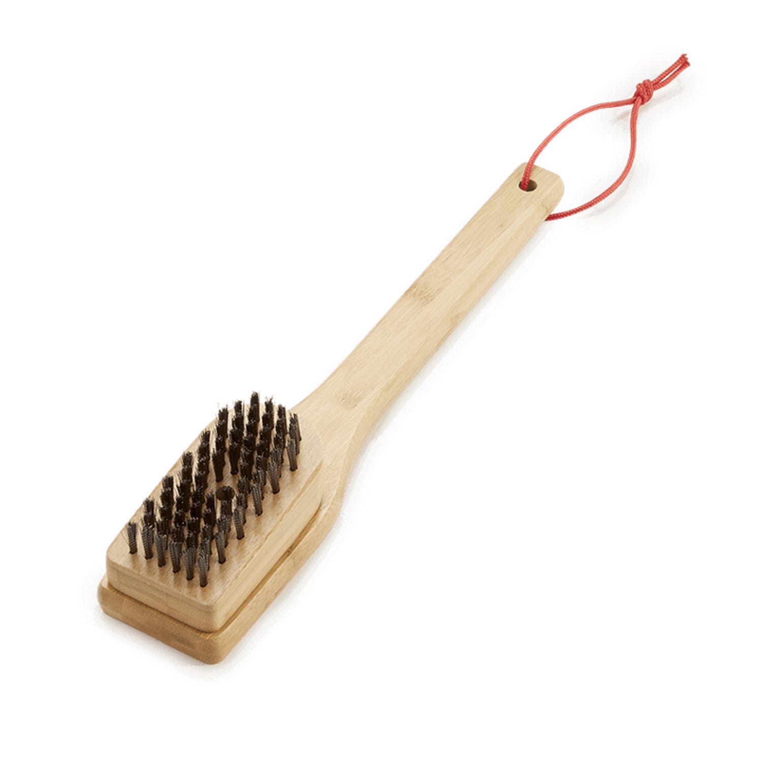 Spazzola con manico in bambù per barbecue Weber