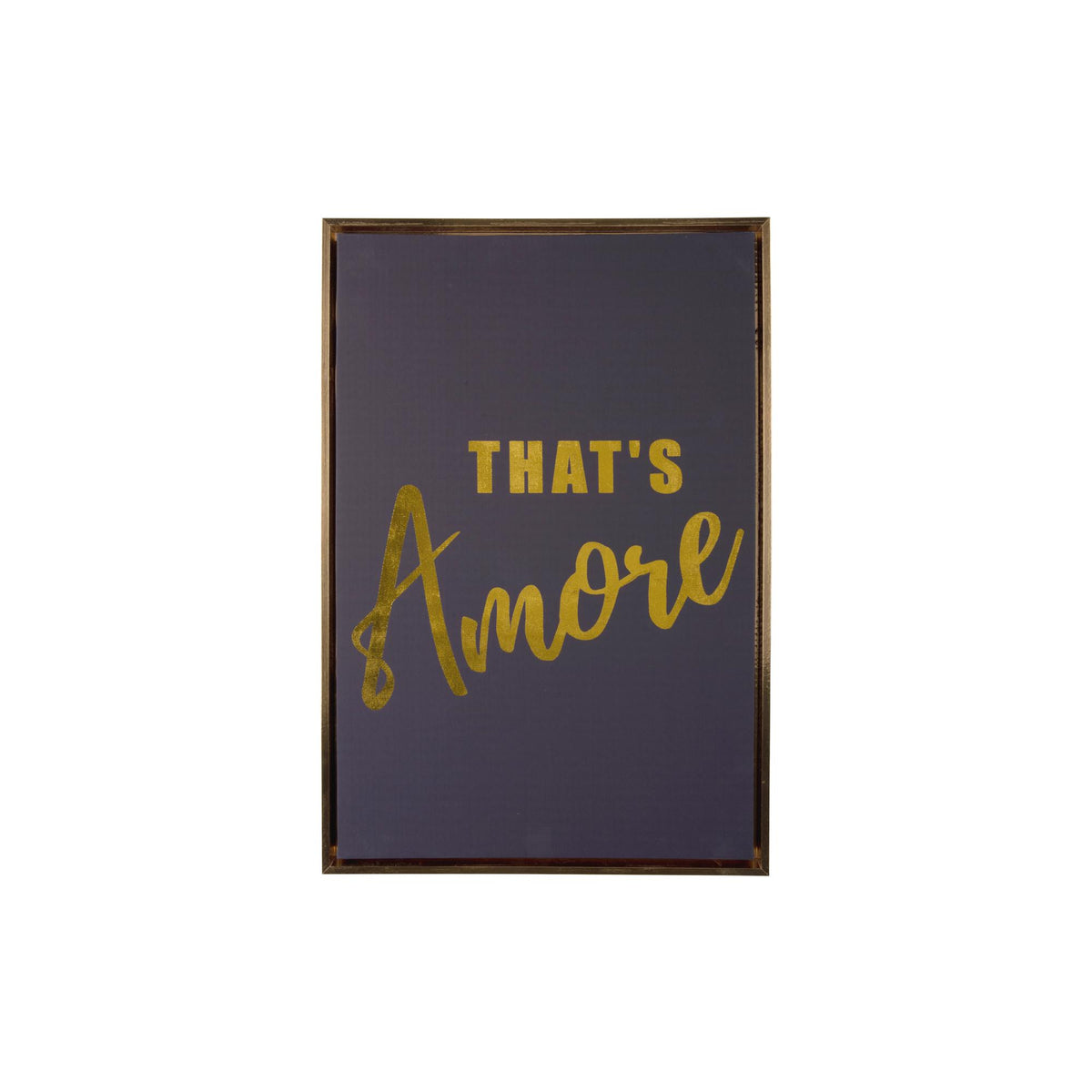 Present Time wanddecoratie That's Amore Medium - zwart - 60x3.2x40cm
