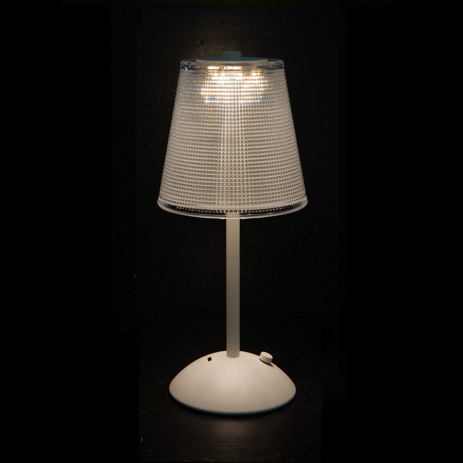 Lampada da tavolo LED touch bianca 30 cm Modern