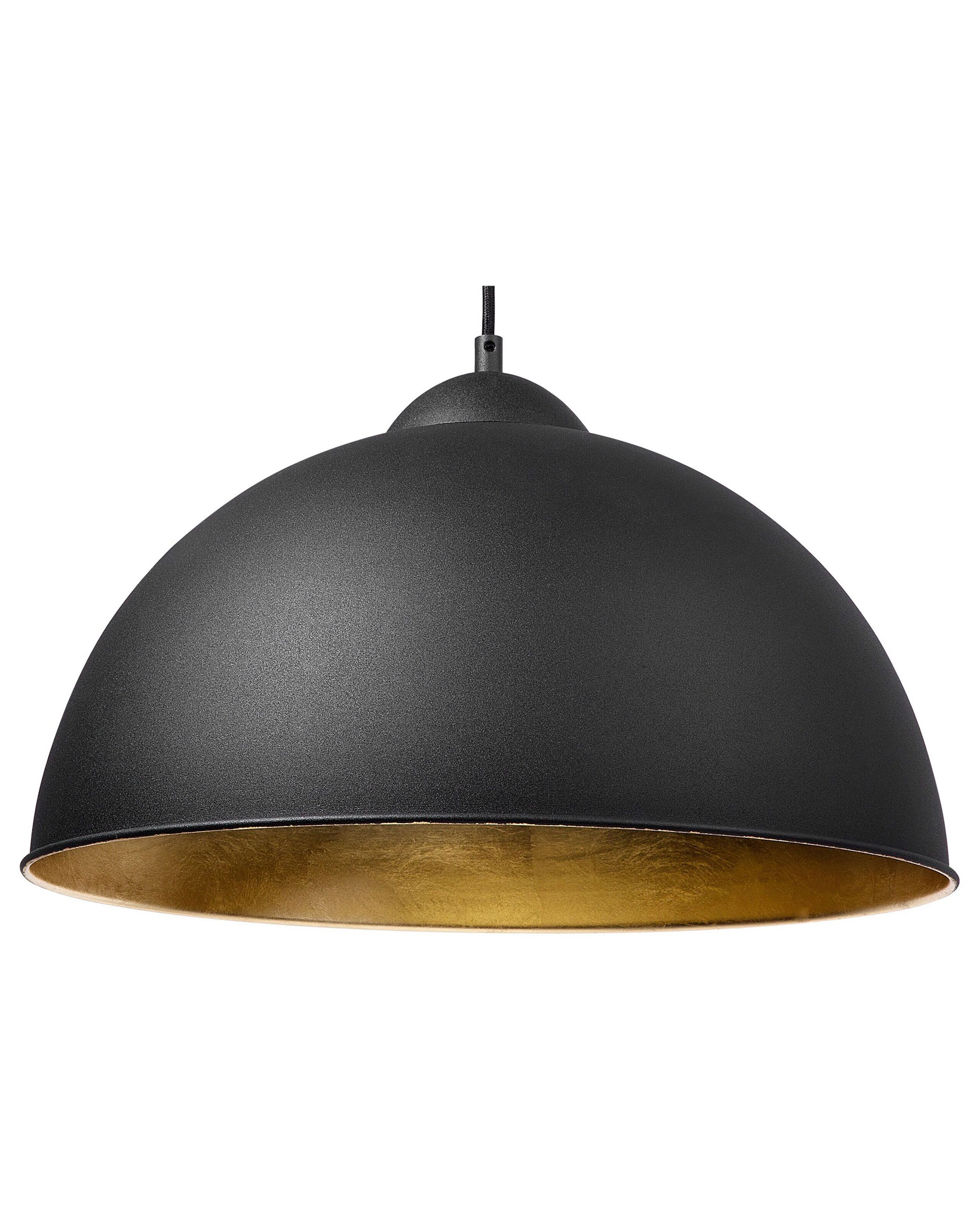 Lampa wisząca metalowa czarna
