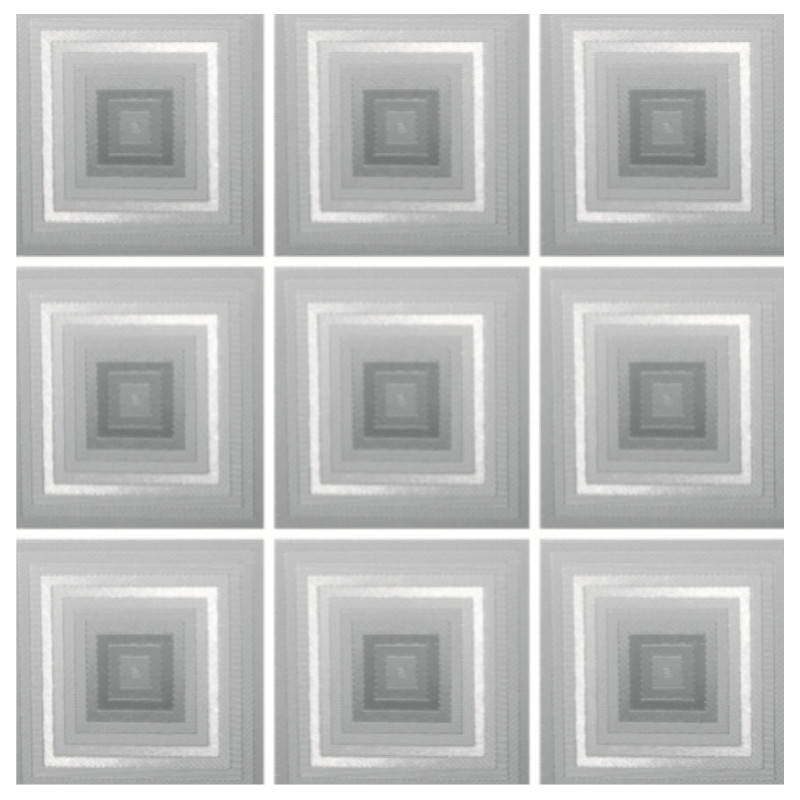 Feuille vitrostatique en rouleau avec motif Carrés 90 x 150 cm JOY@STATIC