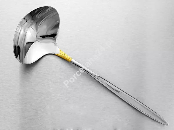 Komplet sztućców 65 cz. na 12 osób Hisar - Mamba Gold (4.0/3.0mm) złocone