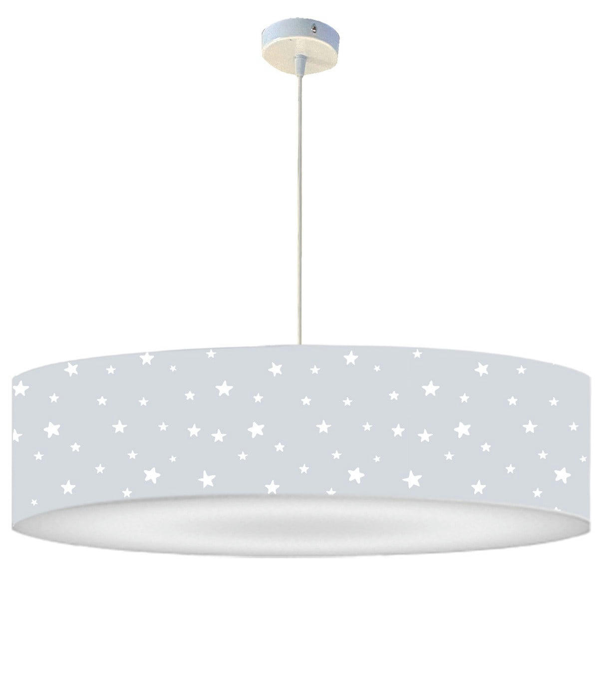 ENFANT - Suspension Enfant Etoiles Grise D: 50 x H: 25