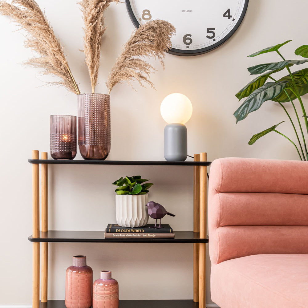 present time Attract Vaas Large - Chocolade bruin