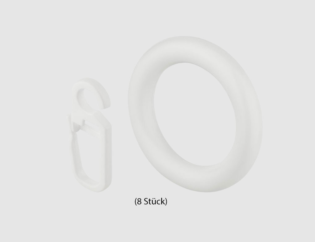 Ringe Weiß 12 mm