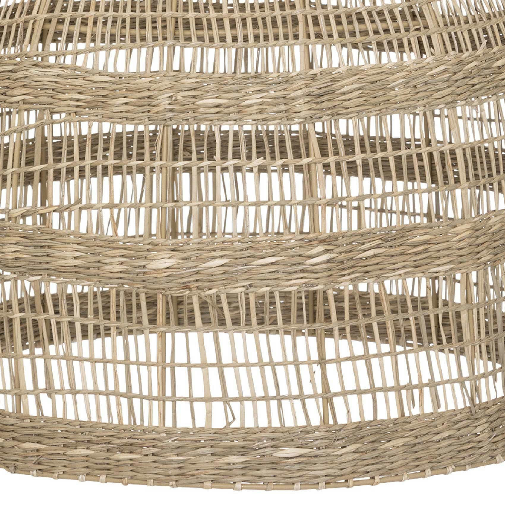 - Suspension aérienne et exotique osier naturel 45 cm