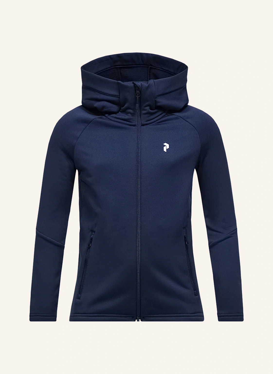 Peak Performance Jr Rider Essentials Midlayer Zip Hood Fleecejacke